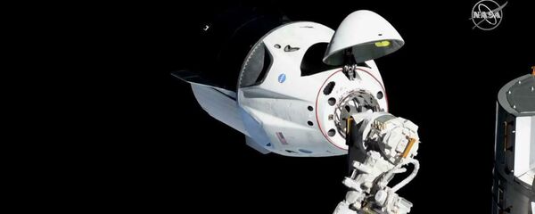 Cápsula de la nave Crew Dragon - Sputnik Mundo