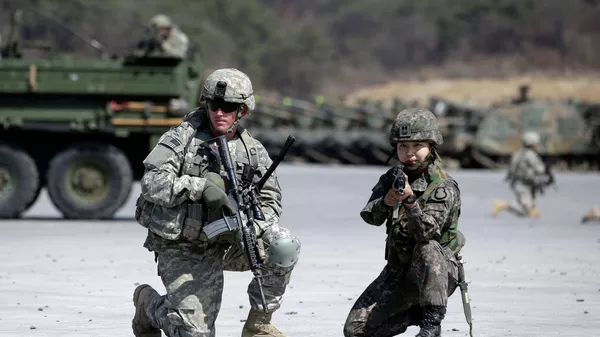 Ejercicios militares conjuntos de EEUU y Corea del Sur Foal Eagle (archivo) - Sputnik Mundo