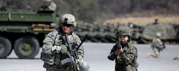 Ejercicios militares conjuntos de EEUU y Corea del Sur Foal Eagle (archivo) - Sputnik Mundo