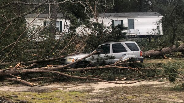 Consecuencias de los tornados en el estado de Alabama - Sputnik Mundo