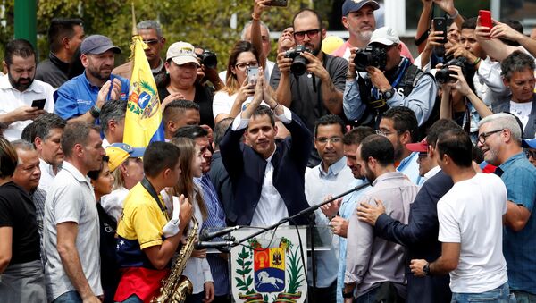 Juan Guaidó, líder opositor vnezolano - Sputnik Mundo