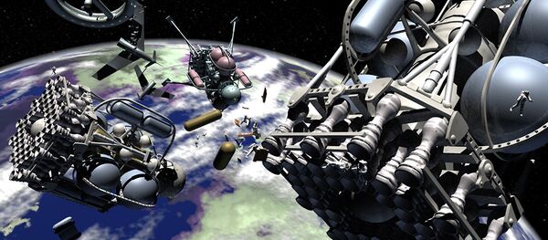 Objetos en órbita terrestre (ilustración) - Sputnik Mundo