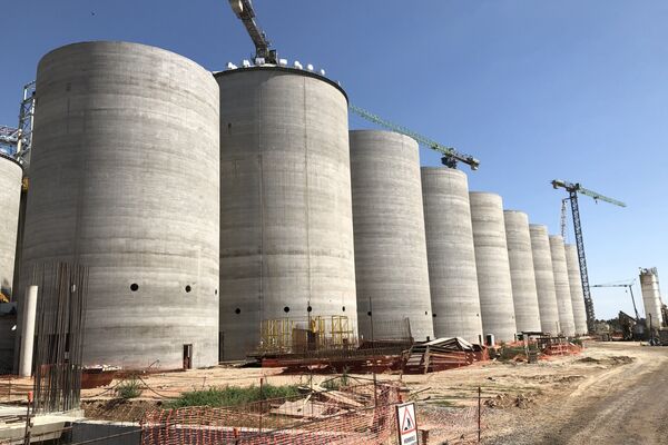 Instalaciones de procesamiento de soja en una terminal portuaria del Gran Rosario, Argentina - Sputnik Mundo