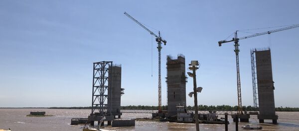 Instalaciones de procesamiento de soja en una terminal portuaria del Gran Rosario, Argentina - Sputnik Mundo