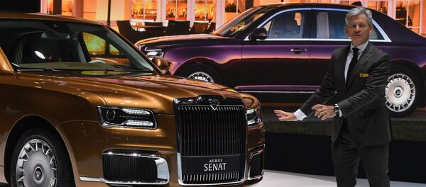 Aurus Senat en el Salón del Automóvil de Ginebra - Sputnik Mundo