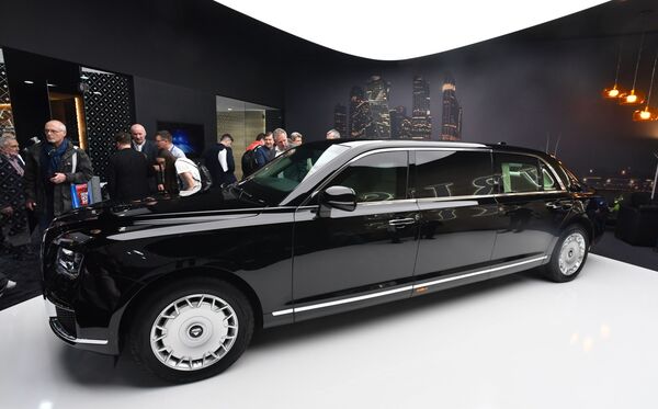 Aurus Senat en el Salón del Automóvil de Ginebra - Sputnik Mundo