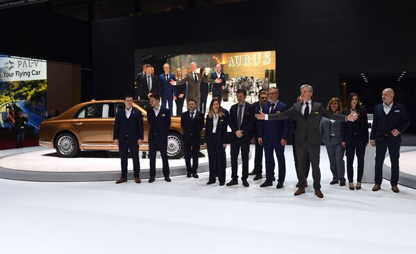 Aurus Senat en el Salón del Automóvil de Ginebra - Sputnik Mundo