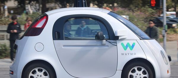 Un vehículo autónomo - Sputnik Mundo