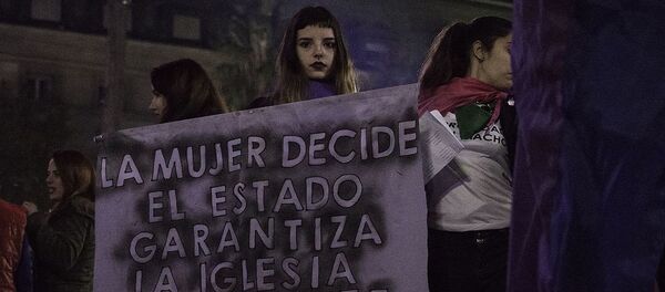 Marcha Ni Una Menos en Buenos Aires 2017 - Sputnik Mundo
