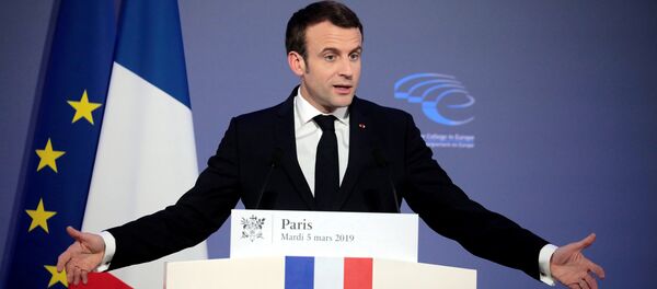 Emmanuel Macron, presidente de Francia - Sputnik Mundo