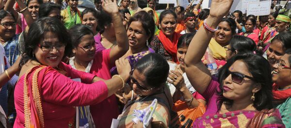 Así celebran el Día de la mujer en la India - Sputnik Mundo