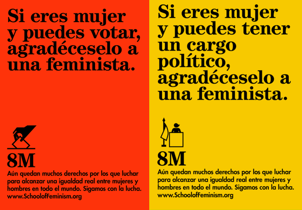 Carteles a favor de la igualdad de género - Sputnik Mundo