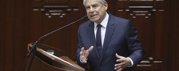 César Villanueva, primer ministro de Perú César Villanueva, primer ministro de Perú - Sputnik Mundo