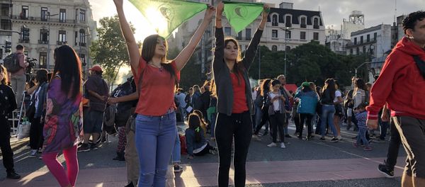 La marcha de las mujeres en Argentina La marcha de las mujeres en Argentina - Sputnik Mundo