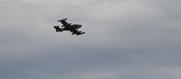 Un avión militar A-37B (Archivo) - Sputnik Mundo