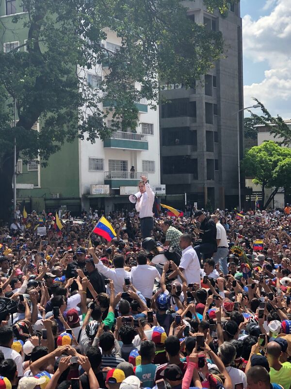 Juan Guaidó, líder opositor venezolano - Sputnik Mundo