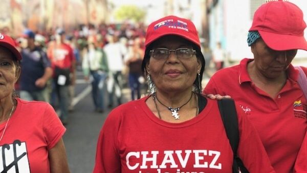 Marcha chavista en Caracas - Sputnik Mundo