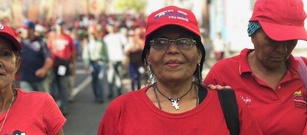 Marcha chavista en Caracas - Sputnik Mundo