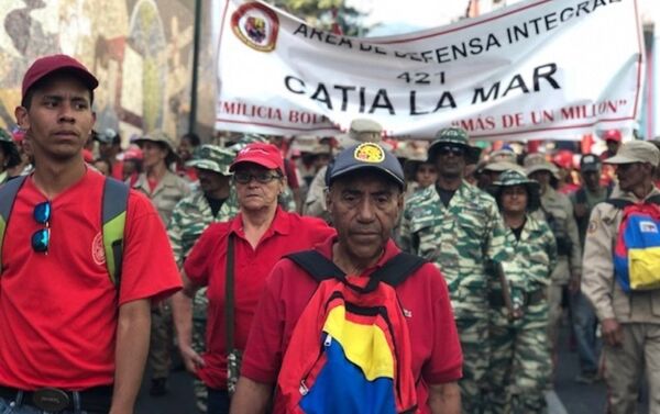 Marcha chavista en Caracas - Sputnik Mundo