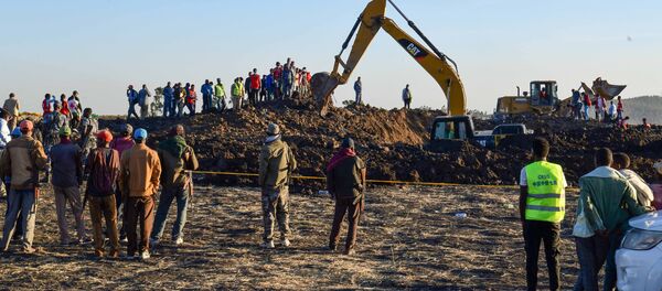 El lugar del siniestro del ET 302 de Ethiopian Airlines - Sputnik Mundo