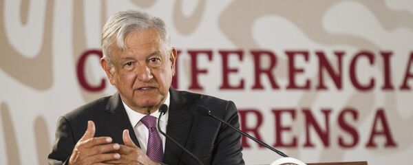 Andrés Manuel López Obrador, presidente de México - Sputnik Mundo