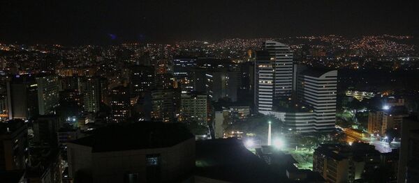 Apagón en Caracas, Venezuela - Sputnik Mundo