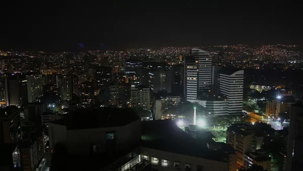 Apagón en Caracas, Venezuela