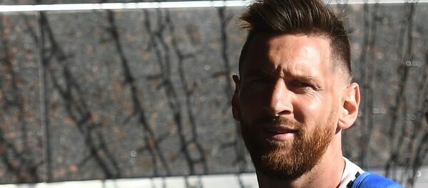 Lionel Messi, jugador argentino - Sputnik Mundo