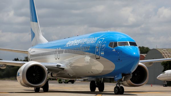 Un Boeing 737 MAX 8 de Aerolíneas Argentinas Un Boeing 737 MAX 8 de Aerolíneas Argentinas - Sputnik Mundo