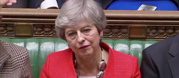 Theresa May, primera ministra de Reino Unido - Sputnik Mundo