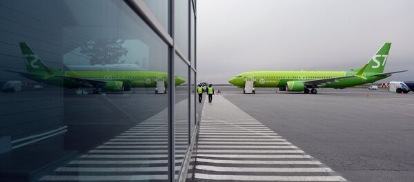 Un Boeing 737 MAX ruso (imagen referencial) Un Boeing 737 MAX ruso (imagen referencial) - Sputnik Mundo