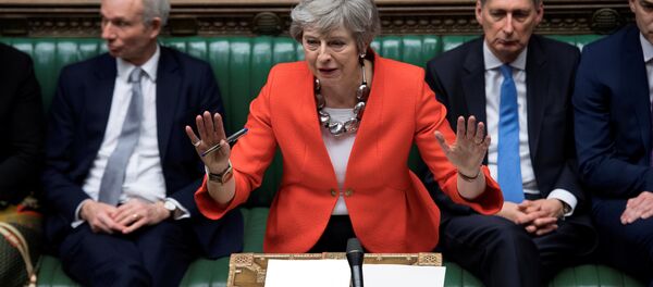 Theresa May, primera ministra de Reino Unido - Sputnik Mundo