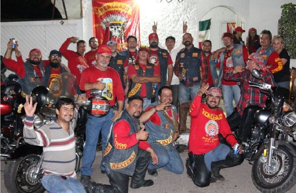 Columna de moteros en México Columna de moteros en México - Sputnik Mundo