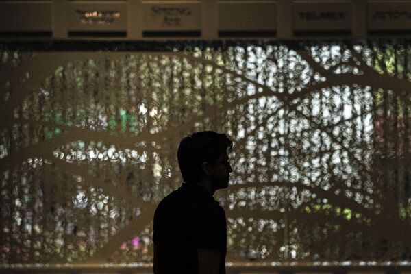 Familiar al salir de la disculpa pública del Gobierno en el caso de la desaparición forzada de cinco jóvenes en Tierra Blanca, Veracruz. - Sputnik Mundo