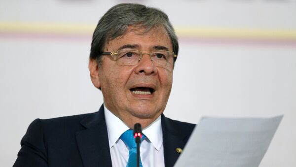 El canciller de Colombia, Carlos Holmes Trujillo - Sputnik Mundo