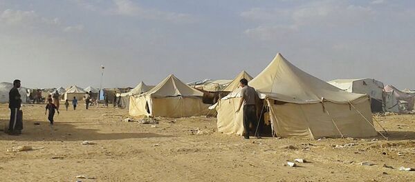El campo de refugiados Rukban, Siria - Sputnik Mundo