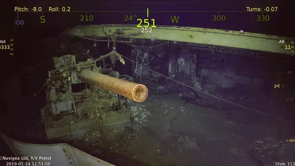 El naufragio del portaviones estadounidense USS Wasp - Sputnik Mundo