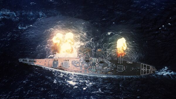 Un acorazado, imagen referencial Un acorazado, imagen referencial - Sputnik Mundo