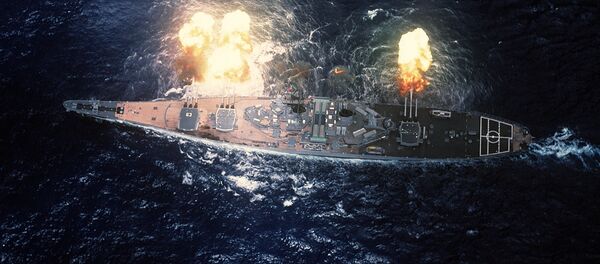 Un acorazado, imagen referencial - Sputnik Mundo