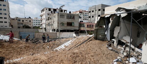 La situación en la Franja de Gaza - Sputnik Mundo