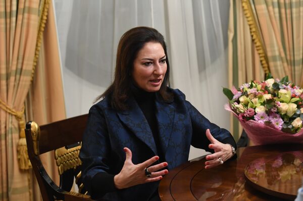 La soprano española Montserrat Martí Caballé durante su entrevista para Sputnik - Sputnik Mundo