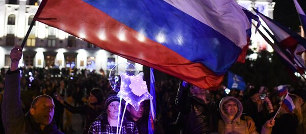 Celebraciones por el quinto aniversario de la reincorporación de Crimea a Rusia - Sputnik Mundo