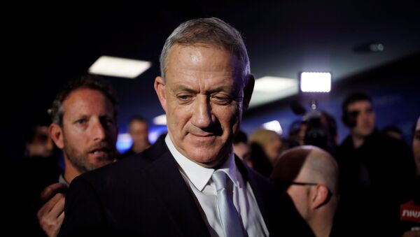 Benny Gantz, exjefe de las Fuerzas de Defensa de Israel y líder de la formación israelí Azul y Blanco - Sputnik Mundo