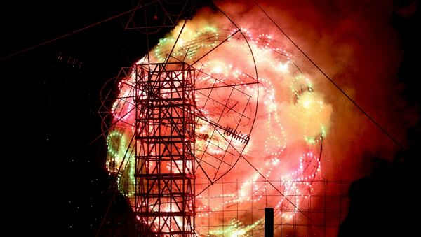 Los fuegos artificiales de Tultepec, México - Sputnik Mundo