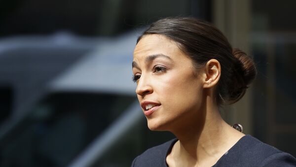 La congresista estadounidense Alexandria Ocasio-Cortez - Sputnik Mundo