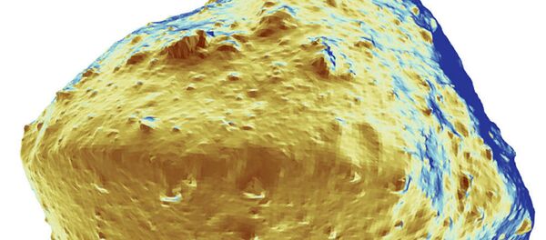 El mapa de la distribución del agua sobre la superficie del asteroide Ryugyu - Sputnik Mundo