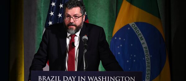 Ernesto Araújo, canciller de Brasil Ernesto Araújo, canciller de Brasil - Sputnik Mundo