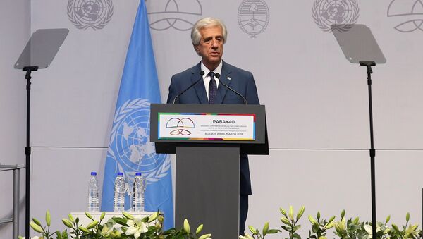 Tabaré Vázquez, presidente de Uruguay - Sputnik Mundo
