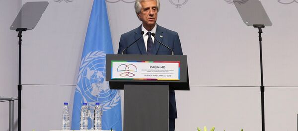 Tabaré Vázquez, presidente de Uruguay - Sputnik Mundo