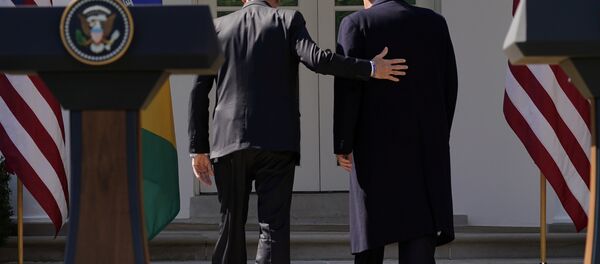 Presidente de Brasil, Jair Bolsonaro, y presidente de EEUU, Donald Trump - Sputnik Mundo
